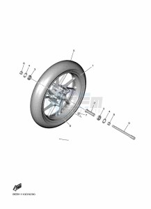 YZF690-U YZF-R7 (BJT1) drawing FRONT WHEEL