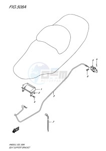 AN650Z ABS BURGMAN EXECUTIVE EU drawing SEAT SUPPORT BRACKET