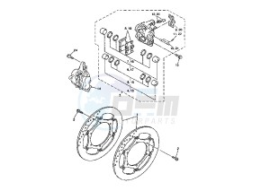 FJR 1300 drawing FRONT BRAKE CALIPER