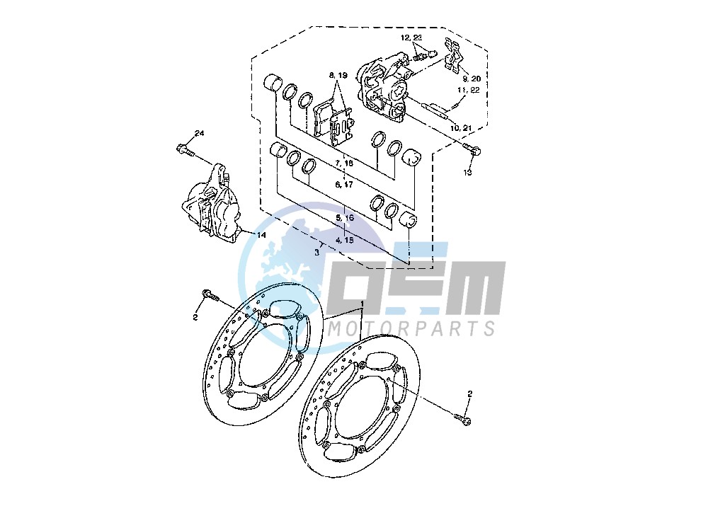 FRONT BRAKE CALIPER