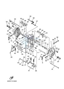 F25AMHL drawing FRONT-FAIRING-BRACKET