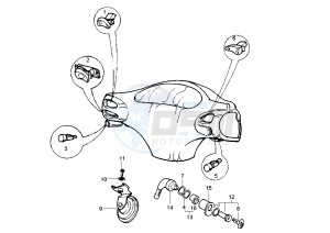 Liberty 50 drawing Handlebar Switch