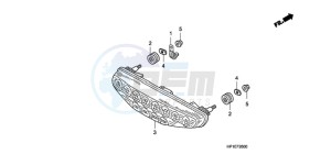 TRX450ER9 Australia - (U / SEL) drawing TAILLIGHT