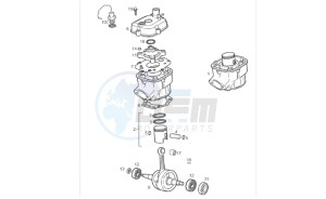 RCR 50 (CH, SC) drawing Cylinder - Piston