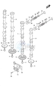 DF 250AP drawing Camshaft