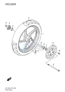 UK110NE ADDRESS EU drawing FRONT WHEEL