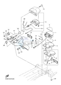 WR450F (1DXD 1DXB 1DXC 1DXE) drawing TAILLIGHT