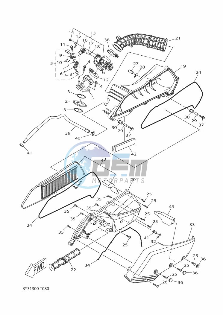 REAR BRAKE CALIPER