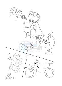 YZ125 (1SR8 1SR8) drawing ELECTRICAL 1