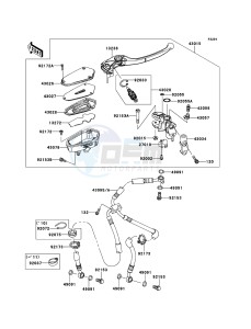 Z1000 ZR1000DCF FR GB XX (EU ME A(FRICA) drawing Front Master Cylinder