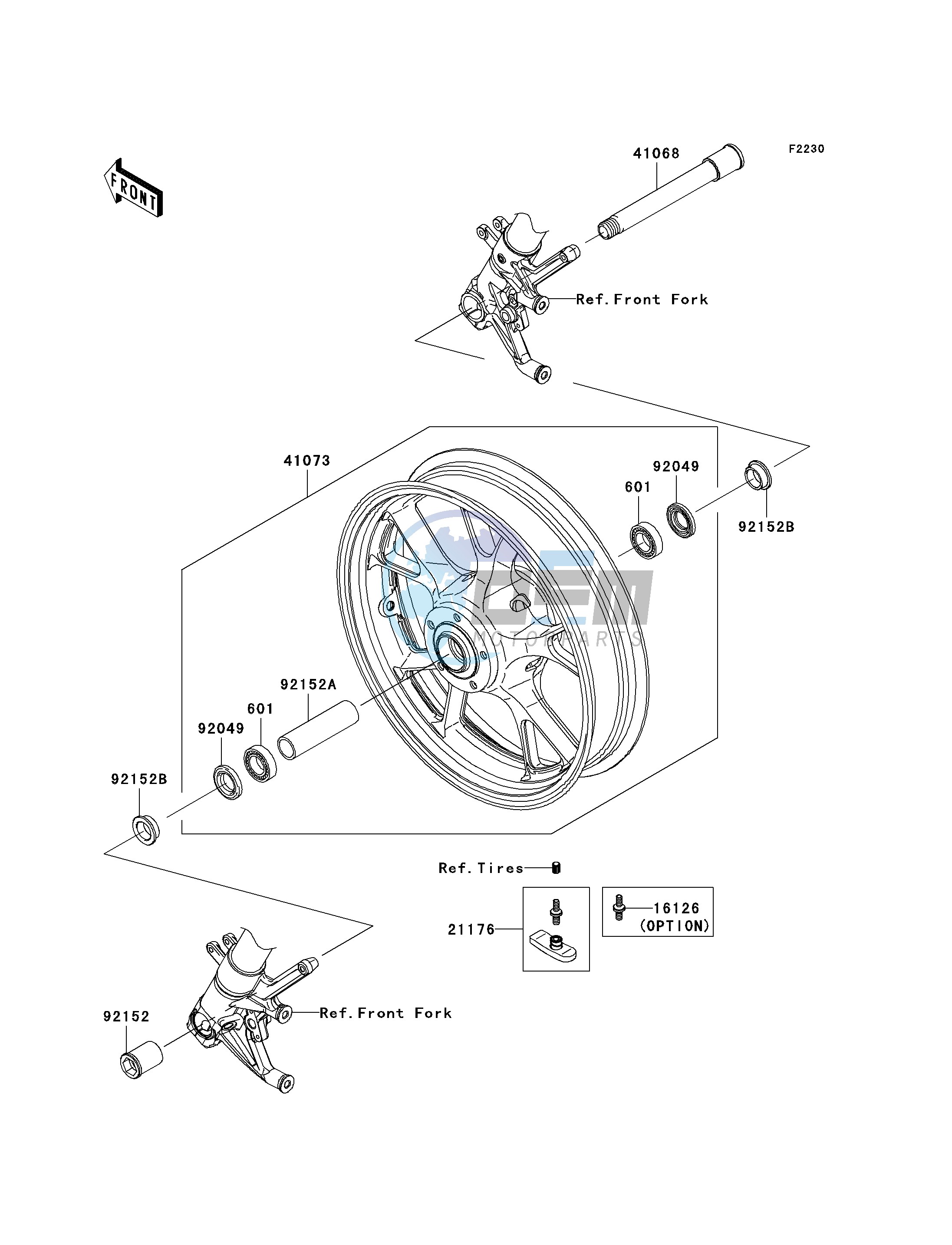 FRONT WHEEL