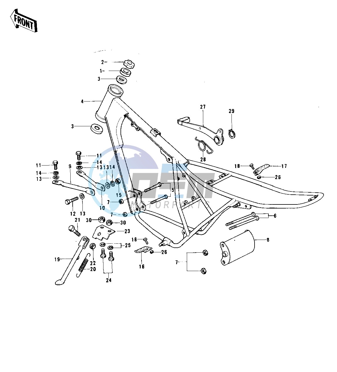 FRAME_FRAME FITTINGS -- 74 KX 450- -