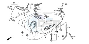 VT750C2 VT750C2 drawing FUEL TANK