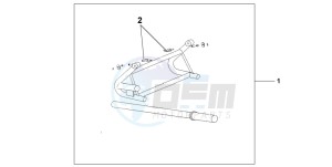 VT750C drawing MAINTENANCE STAND