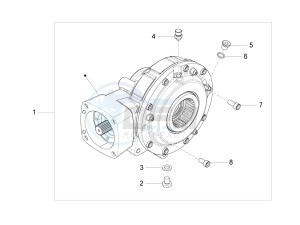 California 1400 Touring ABS USA-CND 1380 drawing Rear transmission / Components