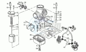 V 35 350 Carabinieri - PA Carabinieri/PA drawing Carburettor I