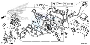 NC700SC drawing WIRE HARNESS