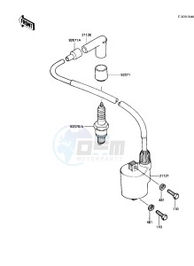 AR 50 A (A1) drawing IGNITION COIL