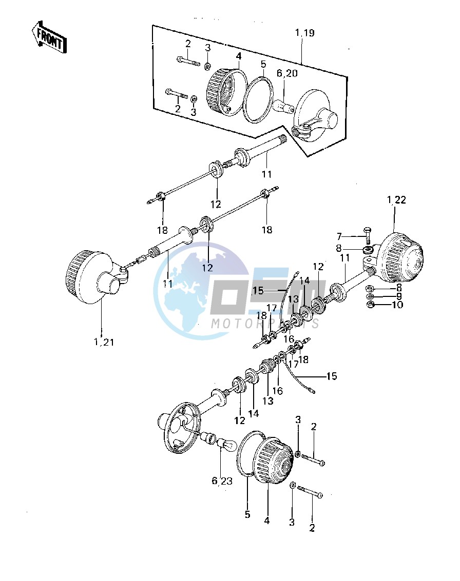 TURN SIGNALS -- 77-78 A1_A2_A2A- -