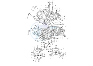 XVZ TF ROYAL STAR VENTURE 1300 drawing CRANKCASE