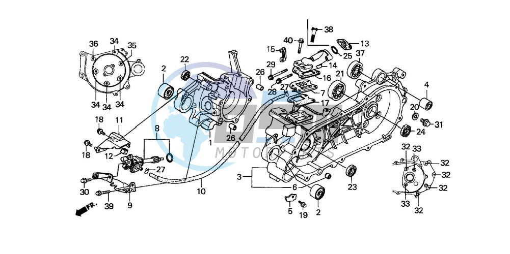 CRANKCASE/OIL PUMP