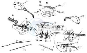 Quasar 180 drawing Handlebar