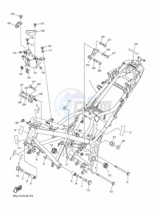 MT-03 MTN320-A (BEV5) drawing FRAME