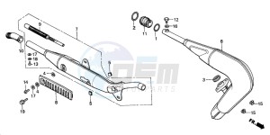 MT50F drawing EXHAUST MUFFLER