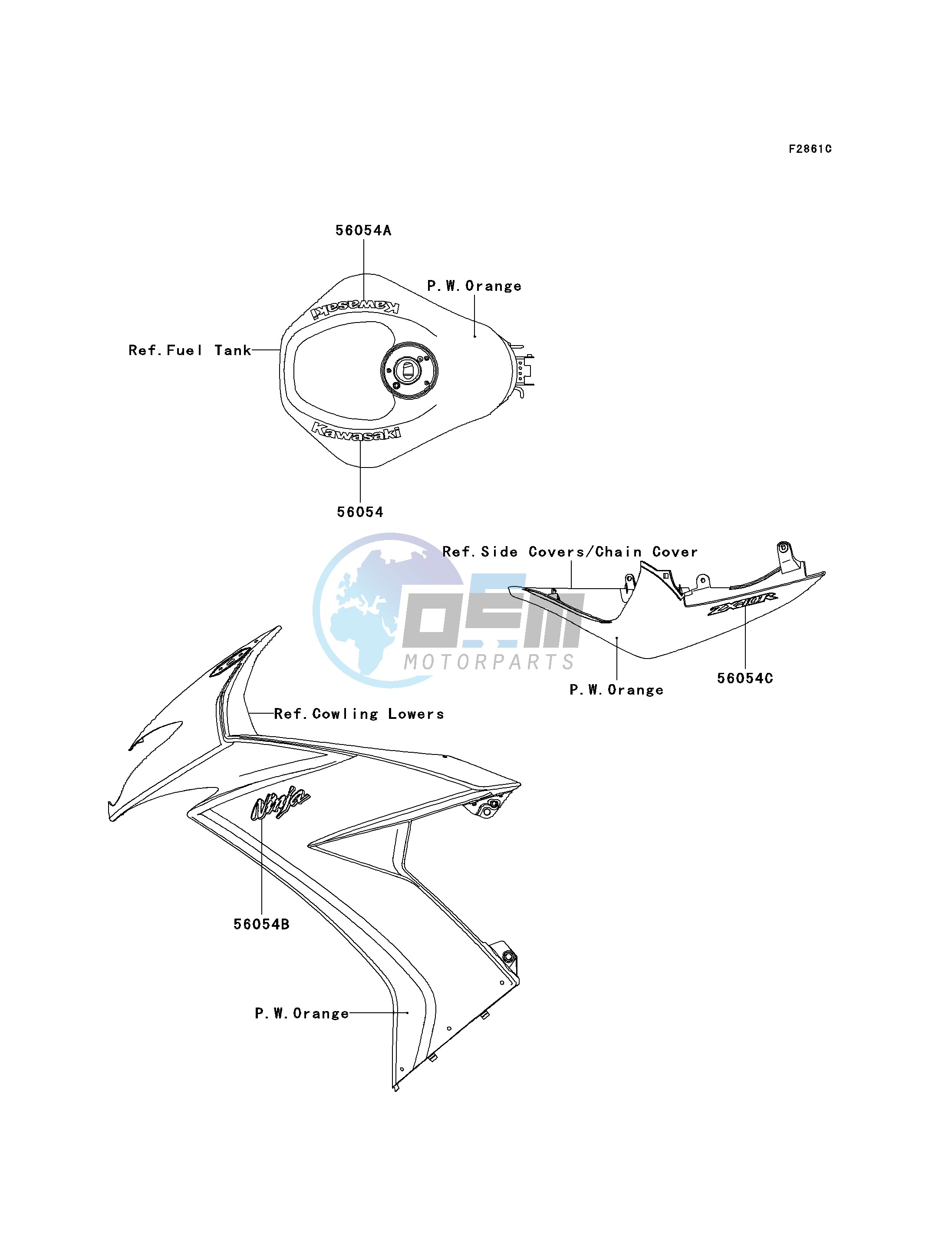 DECALS-- P.W.ORANGE- --- E8F- --- CN- -