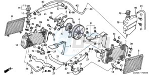 VFR800A9 UK - (E / ABS MME) drawing RADIATOR