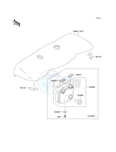 KVF 360 A [PRAIRIE 360 4X4] (A6F-A9F) A6F drawing HEADLIGHT-- S- -