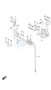 DF 30A drawing Clutch Rod Remote Control