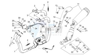 RSV4 1000 APRC R ABS (AU, CA, EU, J, RU, UK, USA) drawing Exhaust pipe I