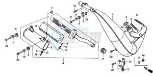 CR250R drawing EXPANSION CHAMBER (1)