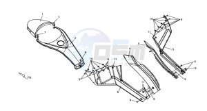 QUAD LANDER 300S ENTRY drawing COWLING L / R