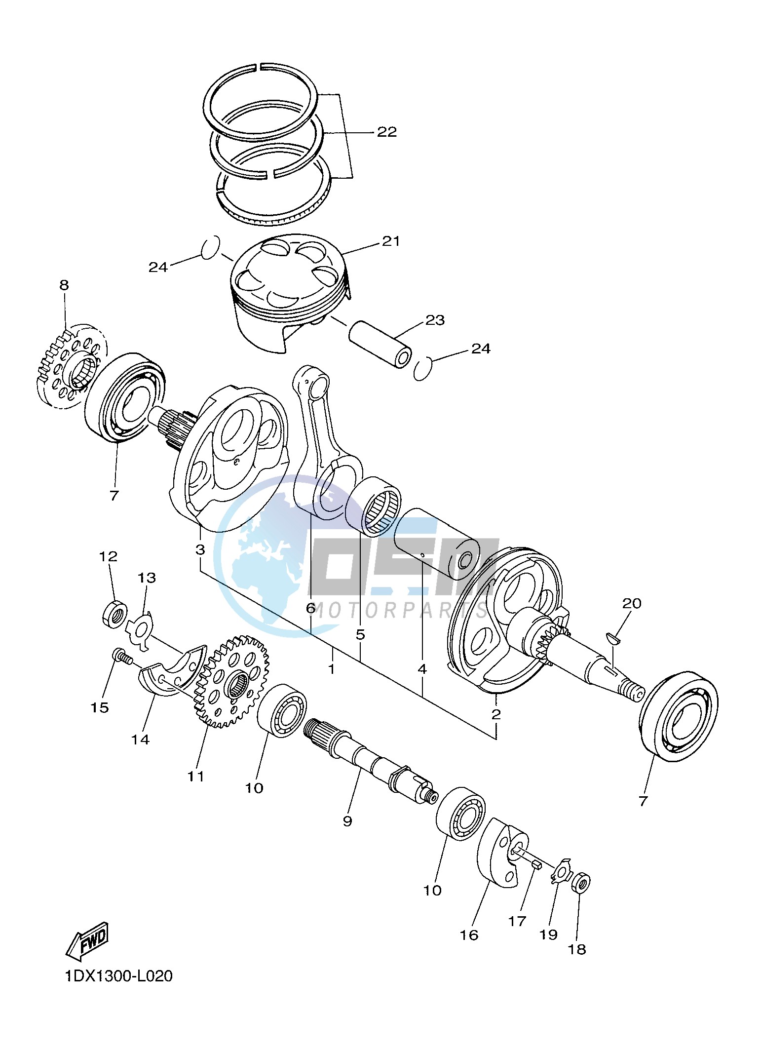 CRANKSHAFT & PISTON