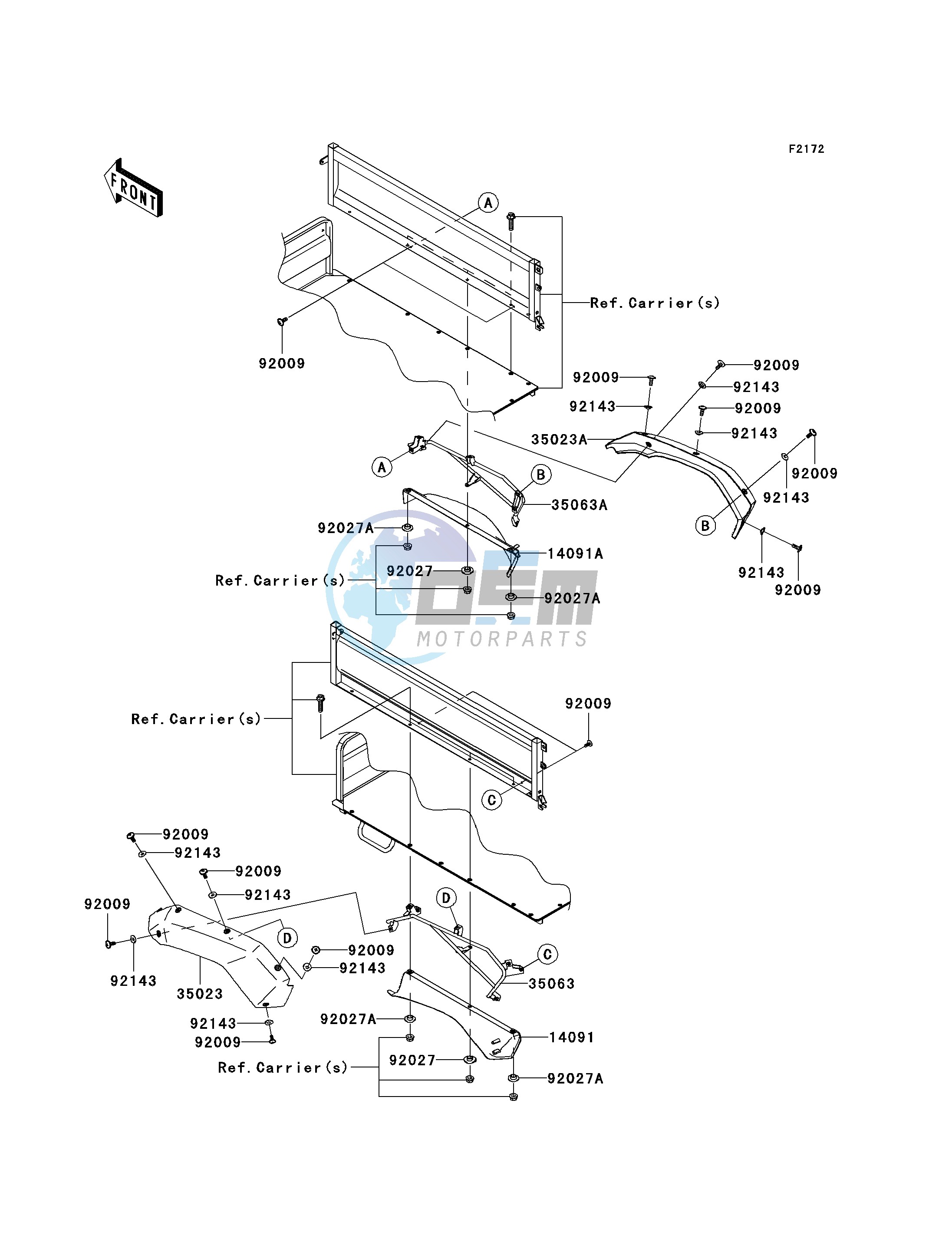 REAR FENDER-- S- -