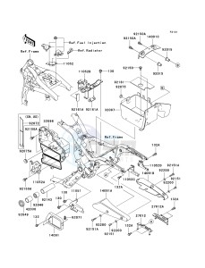 VN 1600 B [VULCAN 1600 MEAN STREAK] (B1-B2) [VULCAN 1600 MEAN STREAK] drawing FRAME FITTINGS