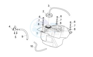 RX-SX 125 2008-2010 drawing Fuel Tank