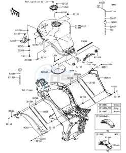 Z1000SX_ABS ZX1000MEF FR GB XX (EU ME A(FRICA) drawing Fuel Tank