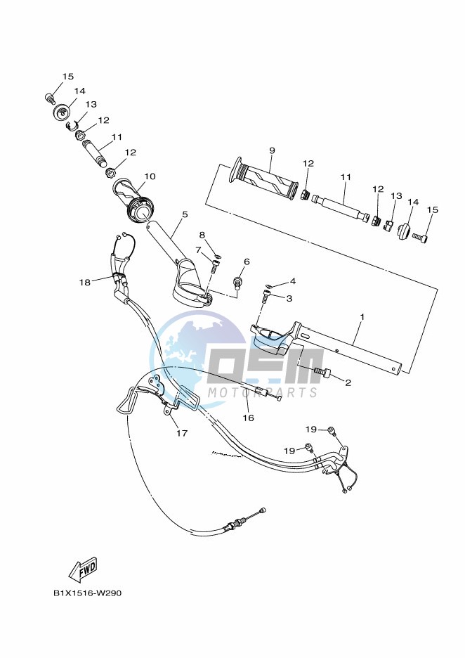 STEERING HANDLE & CABLE