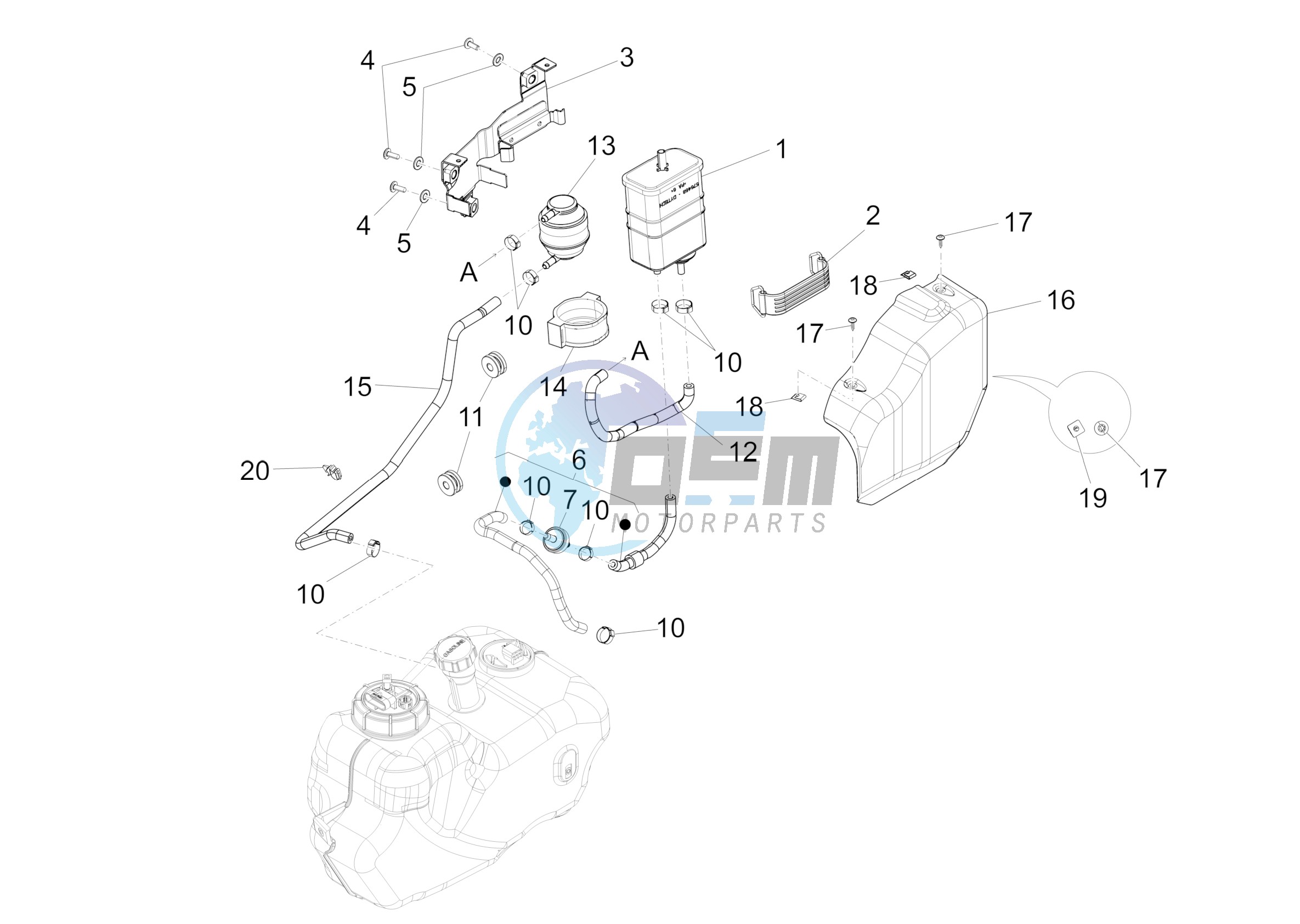 Anti-percolation system