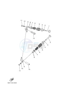 YFM90R (43DB 43DC 43DA 43DA) drawing VALVE