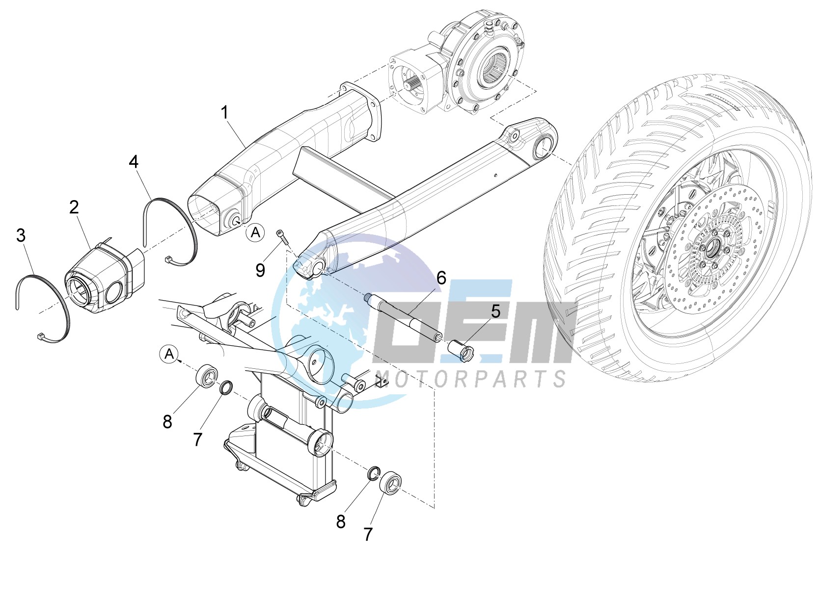 Swing arm