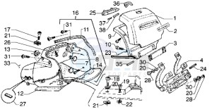 Hexagon 180 GTX drawing Glove compartment