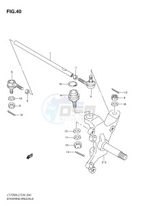 LT-F250 (E33) drawing STEERING KNUCKLE