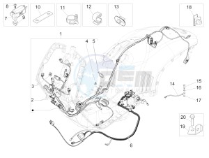 946 ARMANI 125 4T 3V ABS E3 (EMEA, APAC) drawing Main cable harness