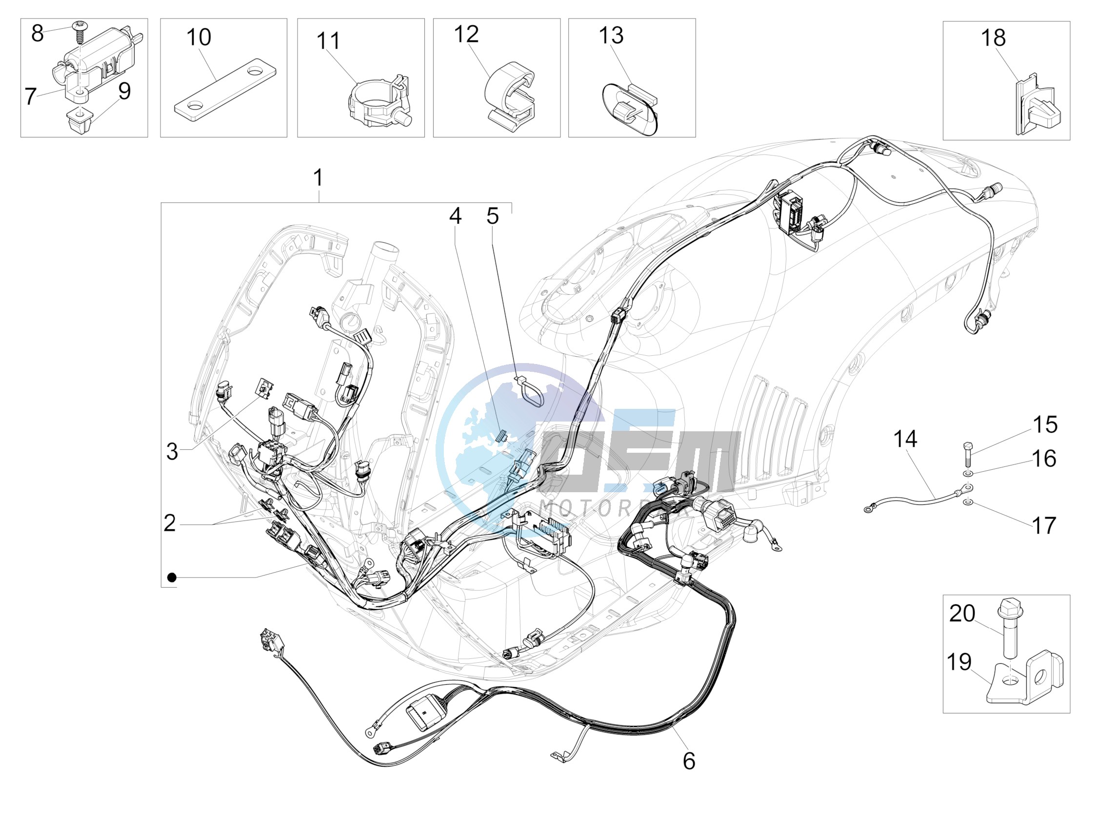 Main cable harness