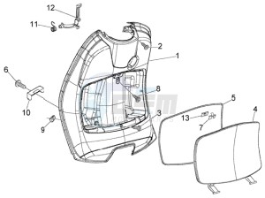 LX 50 4T drawing Front glove