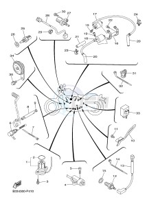 XVS950CR XVS950 CAFE RACER XV950 RACER 60TH ANNIV. (B33E) drawing ELECTRICAL 1